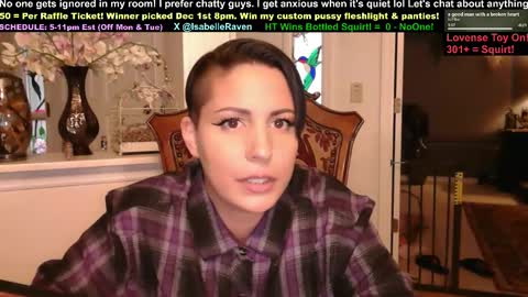 Snapshot of _isabelleraven chatting on October 2025 10:11:01 PM IsabelleRaven online show from October 2025 10:11:01 PM