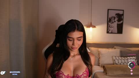 Snapshot of abril_w18 chatting on April 2026 11:57:01 PM My name is Alexa. Please say hello I like to chat with you. If you have requests please use tip online show from April 2026 11:57:01 PM