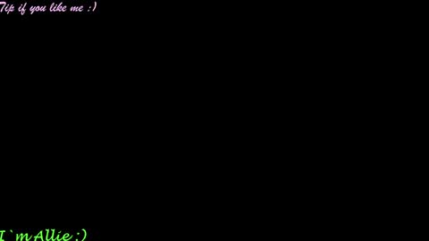 Snapshot of allie__kat chatting on April 2026 01:09:02 PM Allie online show from April 2026 01:09:02 PM