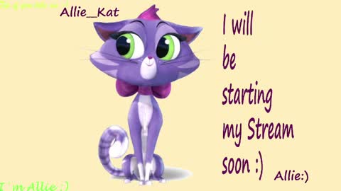 Snapshot of allie__kat chatting on May 2026 01:40:02 PM Allie online show from May 2026 01:40:02 PM