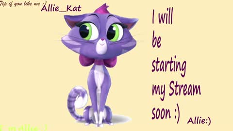 Snapshot of allie__kat chatting on June 2026 02:23:02 PM Allie online show from June 2026 02:23:02 PM
