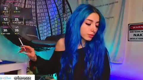Snapshot of ariavossx chatting on May 2026 10:37:01 PM Aria online show from May 2026 10:37:01 PM