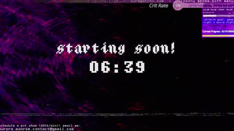 Snapshot of auragotchi chatting on January 2025 04:09:01 AM Aurora  Aura online show from January 2025 04:09:01 AM