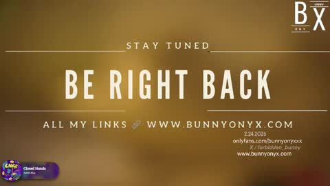 Snapshot of bunnyonyx chatting on February 2025 11:30:01 PM Stephanie Next stream TUESDAY 6pm PDT online show from February 2025 11:30:01 PM