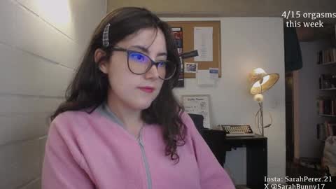 Snapshot of cherrybunny21 chatting on March 2025 04:45:01 AM Sarah Prez online show from March 2025 04:45:01 AM