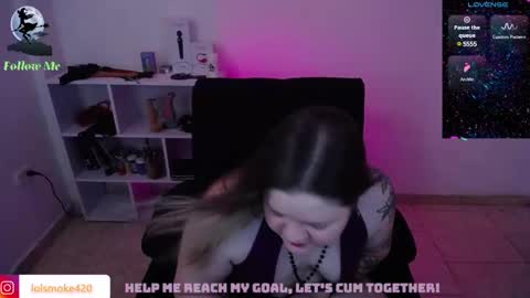 Snapshot of destroyall420 chatting on February 2025 08:02:02 PM Lola Bdsm and fries online show from February 2025 08:02:02 PM