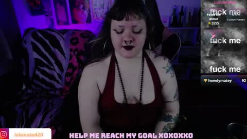 Snapshot of destroyall420 chatting on May 2026 08:47:01 PM Lola Bdsm and fries online show from May 2026 08:47:01 PM