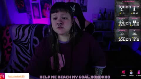 Snapshot of destroyall420 chatting on May 2026 08:55:01 AM Lola Bdsm and fries online show from May 2026 08:55:01 AM