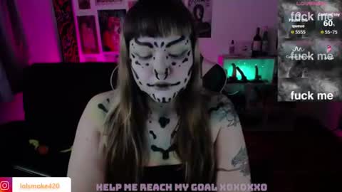 Snapshot of destroyall420 chatting on June 2026 12:42:02 PM Lola Bdsm and fries online show from June 2026 12:42:02 PM