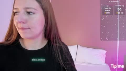 Snapshot of elaia_bridge chatting on June 2026 12:09:02 PM E L A I A online show from June 2026 12:09:02 PM