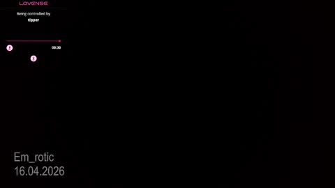 Emilia  online show from April 2026 09:39:33 PM