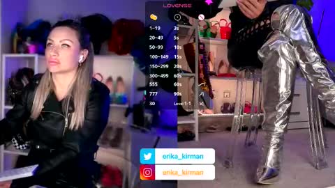 Erika      online show from February 2026 01:17:01 PM