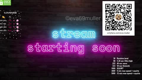 Snapshot of eva69muller chatting on December 2024 06:12:01 PM Eva  next show  8pm CEST AMST online show from December 2024 06:12:01 PM