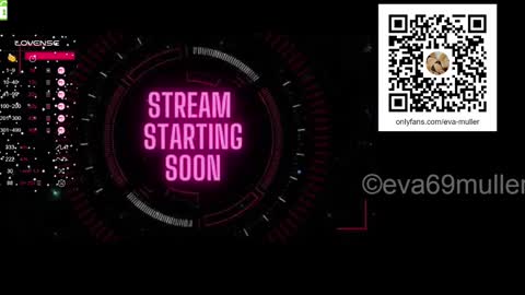 Snapshot of eva69muller chatting on February 2025 09:05:02 AM Eva  next show  8pm CEST AMST online show from February 2025 09:05:02 AM
