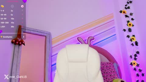 Snapshot of evie_clark_ chatting on January 2025 04:16:01 PM My name is Evie nice to meet you really get to know me better private is open online show from January 2025 04:16:01 PM