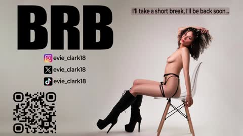 Snapshot of evie_clark_ chatting on January 2025 11:12:02 PM My name is Evie nice to meet you really get to know me better private is open online show from January 2025 11:12:02 PM