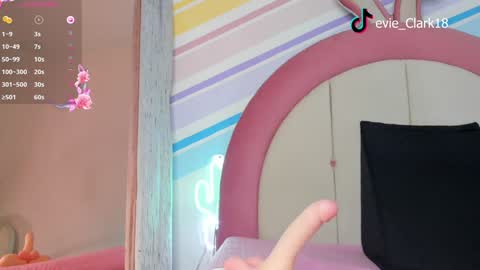 Snapshot of evie_clark_ chatting on February 2025 12:27:02 AM My name is Evie nice to meet you really get to know me better private is open online show from February 2025 12:27:02 AM
