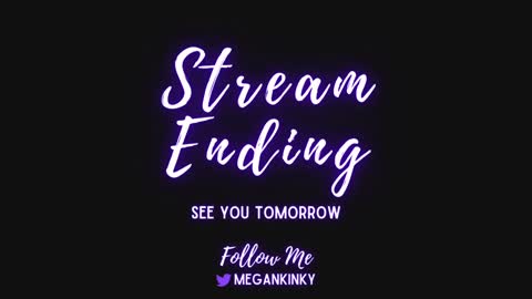 Snapshot of fetishkinkymegan chatting on January 2025 07:56:01 PM kinky Megan Draven online show from January 2025 07:56:01 PM
