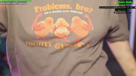 Snapshot of frogessjay chatting on July 2026 05:22:01 PM Jaywise Frogfoot online show from July 2026 05:22:01 PM