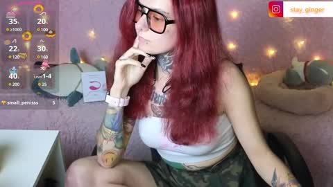 Snapshot of ginger_stay chatting on January 2025 10:01:01 PM Ginger online show from January 2025 10:01:01 PM