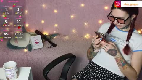 Snapshot of ginger_stay chatting on March 2025 08:45:01 AM Ginger online show from March 2025 08:45:01 AM