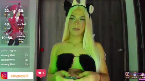 Snapshot of girls_cocks_23cmtss chatting on June 2026 01:27:01 PM gaby 3 online show from June 2026 01:27:01 PM