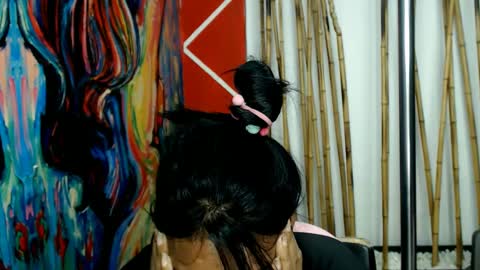 Snapshot of harley_brunette74 chatting on March 2025 12:33:02 PM HARLEY online show from March 2025 12:33:02 PM