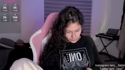 Snapshot of iam_nikki chatting on December 2024 02:03:02 AM On instagram Imm  NikkiHelp me reach 100 likes online show from December 2024 02:03:02 AM