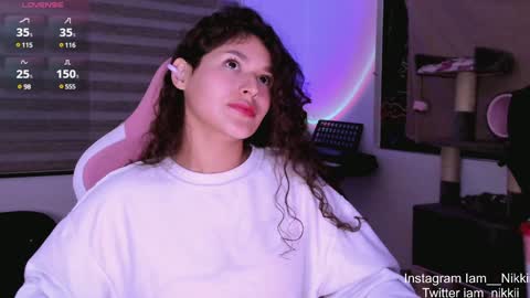 Snapshot of iam_nikki chatting on December 2024 06:54:01 AM On instagram Imm  NikkiHelp me reach 100 likes online show from December 2024 06:54:01 AM