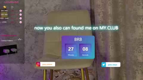 your kitty JANE roawww online show from January 2025 11:07:01 AM