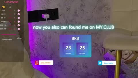 your kitty JANE roawww online show from January 2025 11:08:02 AM