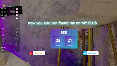 your kitty JANE roawww online show from January 2025 08:07:02 AM