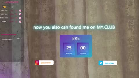 your kitty JANE roawww online show from March 2025 08:10:02 AM