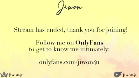 Jiwon online show from February 2025 12:16:02 PM