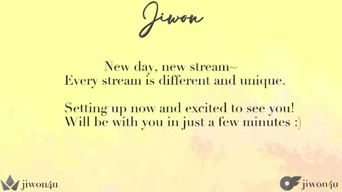 Jiwon online show from February 2025 12:25:02 PM