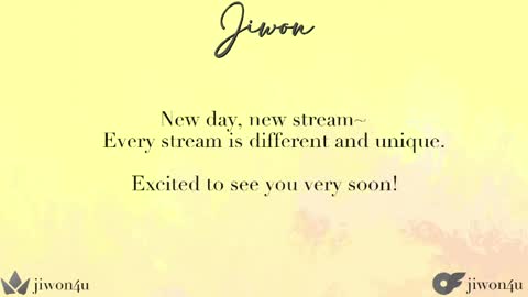 Jiwon online show from April 2026 07:51:02 PM