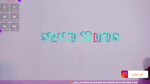 Snapshot of juanmiiss chatting on October 2025 10:04:01 AM Juan Miguel online show from October 2025 10:04:01 AM