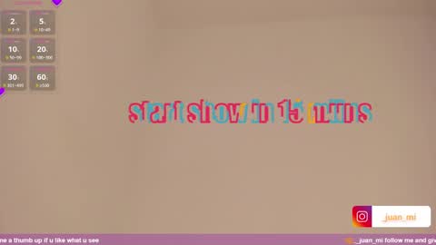 Snapshot of juanmiiss chatting on October 2025 10:59:02 AM Juan Miguel online show from October 2025 10:59:02 AM