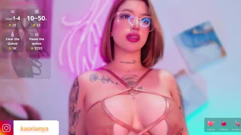 Snapshot of kaorianya001 chatting on February 2026 03:18:01 AM Kaori online show from February 2026 03:18:01 AM