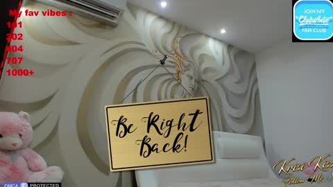 Snapshot of krisi_kiss chatting on January 2025 01:00:01 PM KrisiFollow me  Thumb UP  online show from January 2025 01:00:01 PM