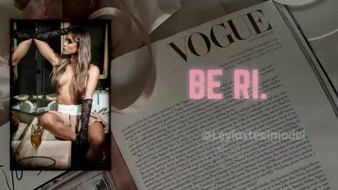 INSTA leylasteel model         online show from February 2025 11:20:02 AM