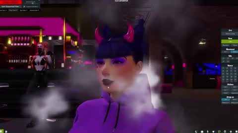 Snapshot of little_doll25 chatting on January 2025 03:38:02 AM Succubus Blue online show from January 2025 03:38:02 AM