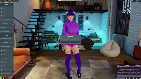 Snapshot of little_doll25 chatting on January 2025 06:44:02 AM Succubus Blue online show from January 2025 06:44:02 AM