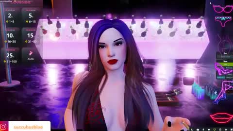 Snapshot of little_doll25 chatting on February 2025 01:50:02 AM Succubus Blue online show from February 2025 01:50:02 AM