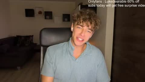 Snapshot of lukedesirable chatting on July 2026 07:38:01 PM lukedesirable online show from July 2026 07:38:01 PM