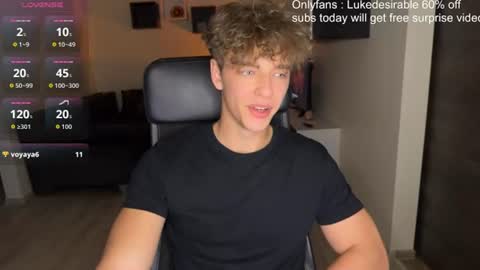 Snapshot of lukedesirable chatting on July 2026 07:10:02 PM lukedesirable online show from July 2026 07:10:02 PM