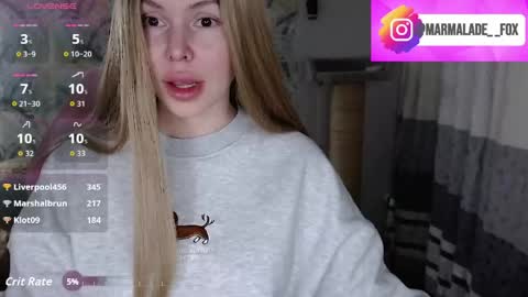 Marmalade Fox online show from March 2026 11:49:02 AM