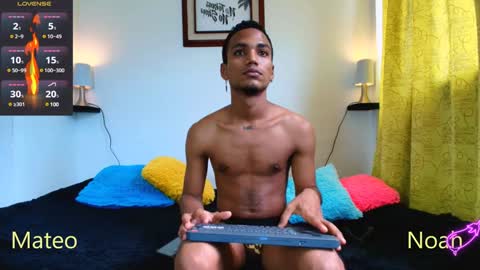 Snapshot of mateo_nick chatting on January 2025 06:17:02 PM Mateo and Noah online show from January 2025 06:17:02 PM