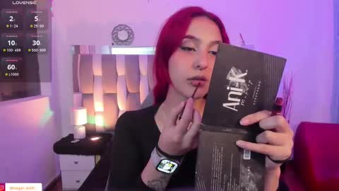 Snapshot of megan_wolf_1 chatting on February 2025 08:36:02 AM Megan Online 1200am To 600 am Colombian time online show from February 2025 08:36:02 AM