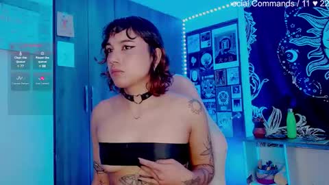 Snapshot of mel_dahlia chatting on December 2024 03:55:01 PM Melissa - - Please help me to reach 100 thumbs up online show from December 2024 03:55:01 PM